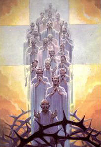 Siméon-François Berneux and 23 Companions (beatification banner, 06 October 1968)